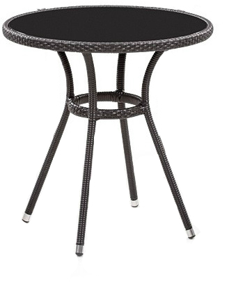 Набор мебели  Кафе мини  (2 кресла+стол Кафе мини 60см,  ротанг темно-корич), ZR130+ZR21321