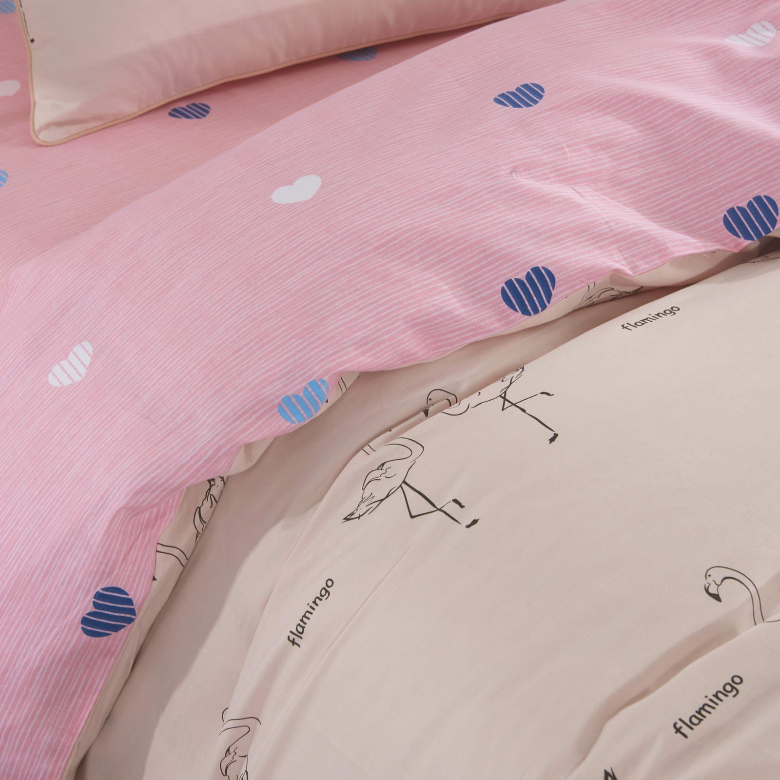 Детский комплект постельного белья Даффи (розовый)