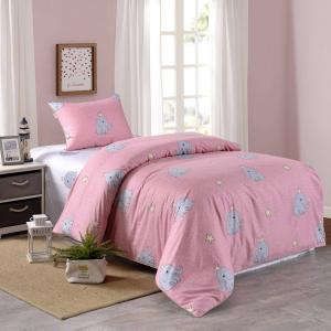 Детский комплект постельного белья Слон (розовый)