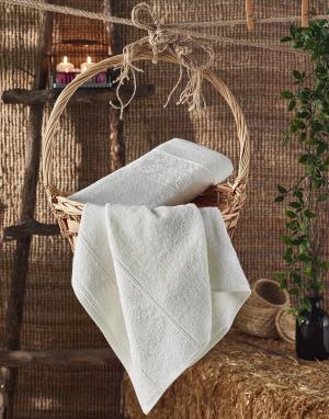 Махровое полотенце для лица GARLET (белый) 50х90 см