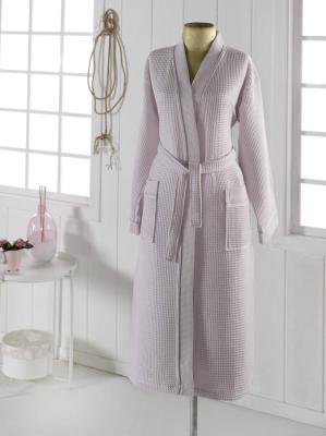 Женский вафельный халат кимоно NEVA S.140, светло-сиреневый, размер S