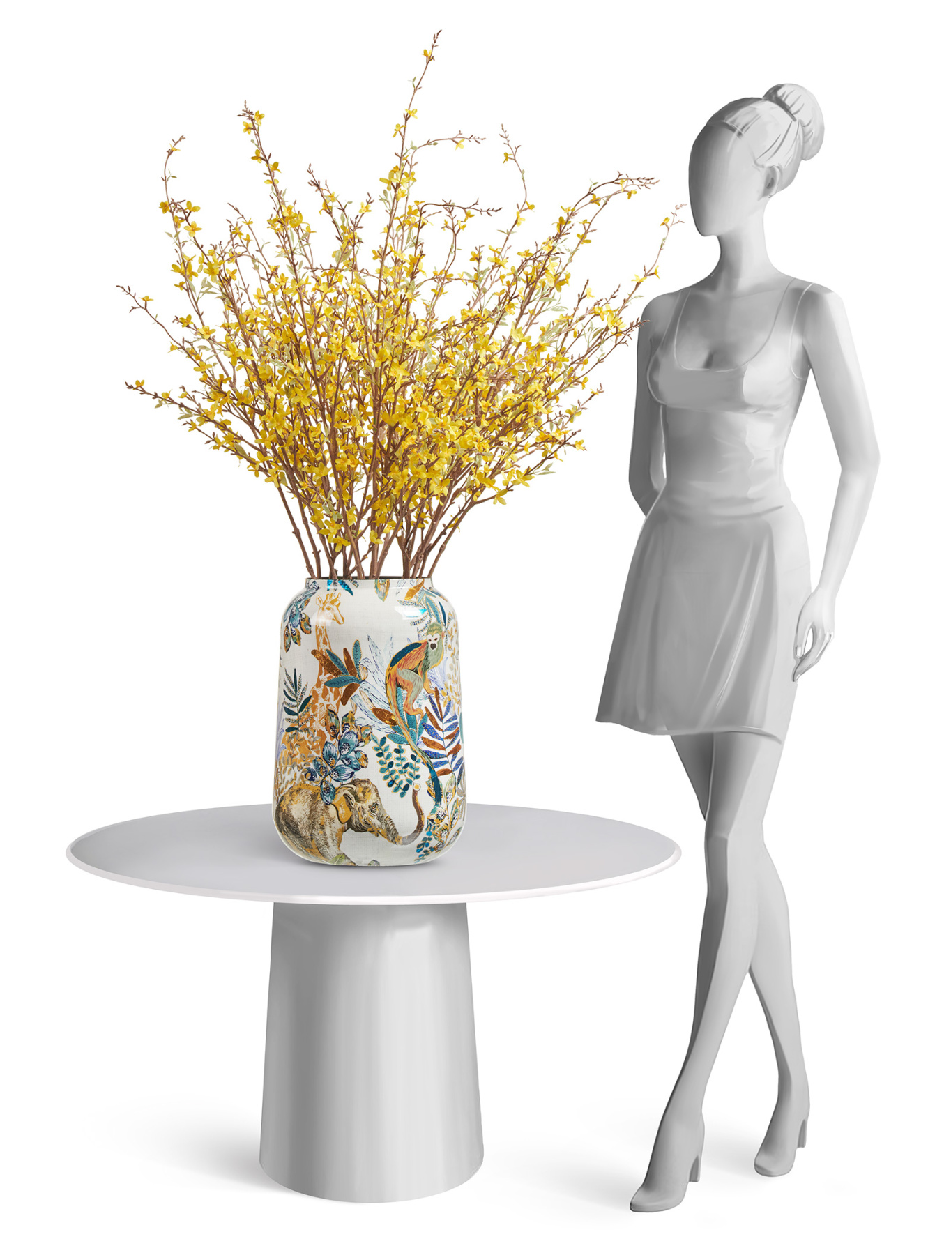 Кашпо TREEZ Effectory Savage Garden Design-ваза Wild в-62 см, д-43 см