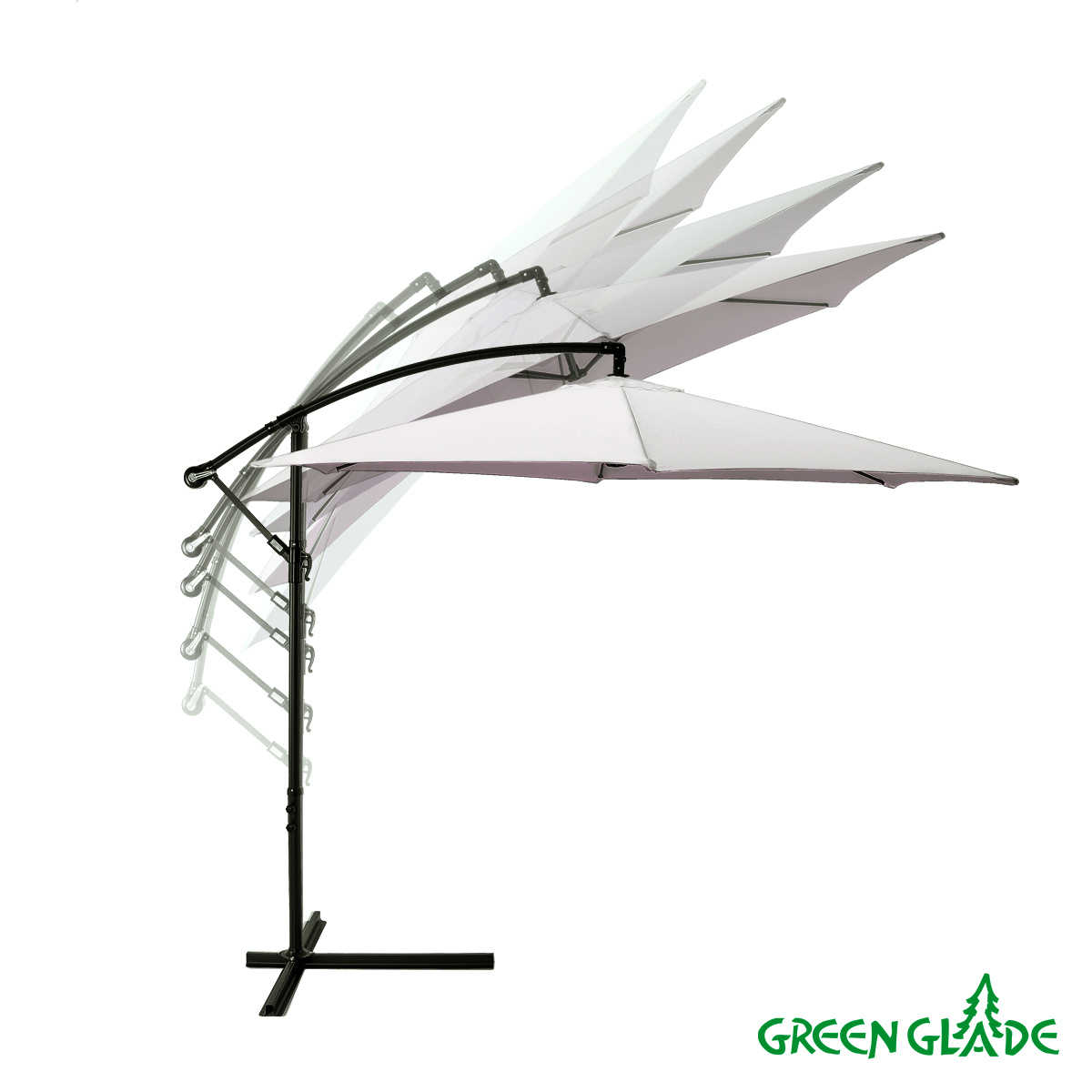 Зонт садовый Green Glade 6002 серый