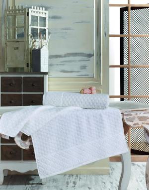 Махровое полотенце для лица DELTA (белое) 50х90 см
