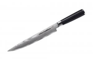 Нож кухонный "Samura DAMASCUS" для нарезки 230 мм G-10 дамаск 67 слоев SD-0045/Y 118420SMR