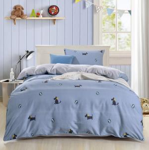 Детский комплект постельного белья Чаппи (синий)