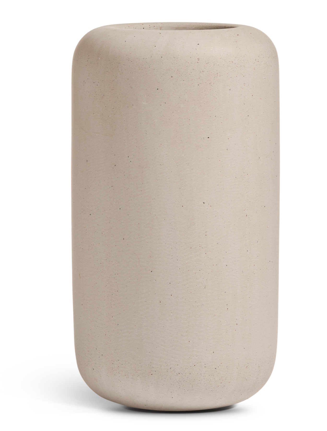 Кашпо TREEZ Effectory Beton Bionic - Ton Белый песок в-75 см, д-41 см