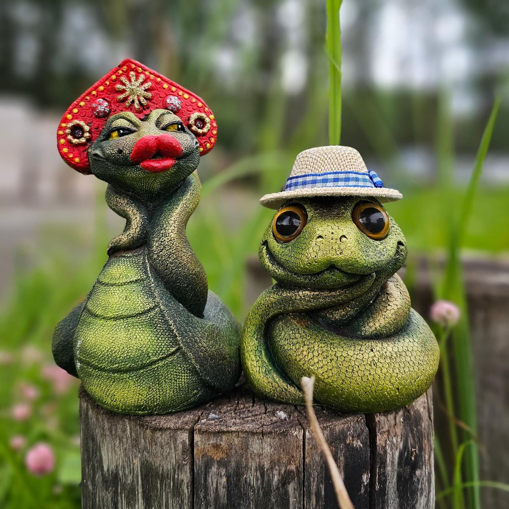 Фигура ЗмейЯша в шляпе  (заказ от 5 шт) Ф353