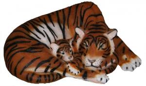 Декоративная крышка на люк Тигры