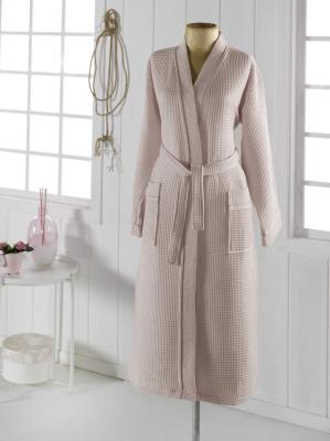 Женский вафельный халат кимоно NEVA S.140, бежевый, размер S