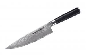 Нож кухонный "Samura DAMASCUS" Шеф 200 мм G-10 дамаск 67 слоев SD-0085/K 118218SMR