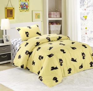 Детский комплект постельного белья Кити (желтый)