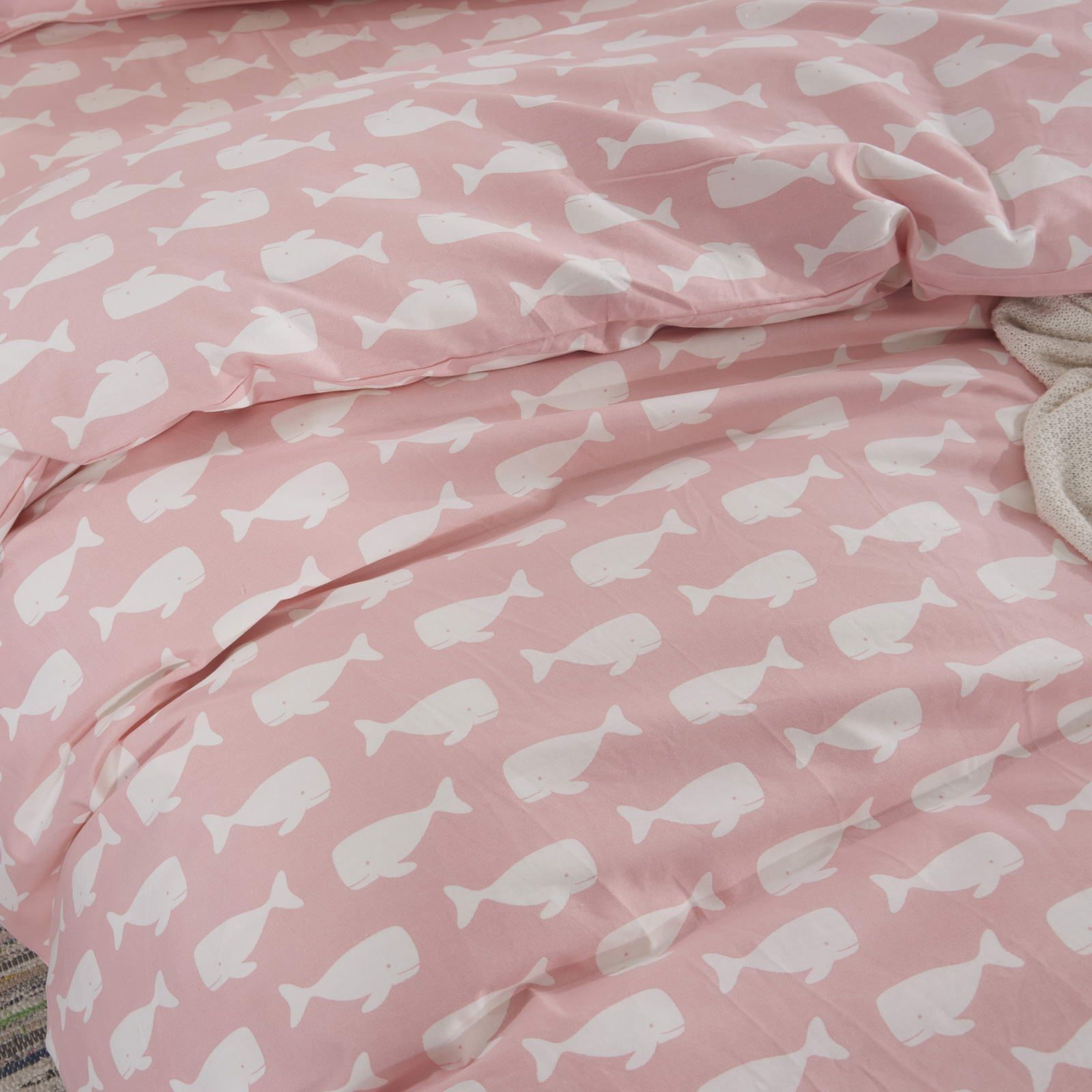Детский комплект постельного белья Моби Дик (розовый)