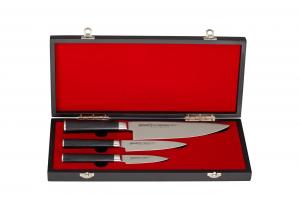 Набор из 3 ножей "Samura Mo-V" в подарочной коробке (10 21 85) G-10 SM-0220/K 118209SMR