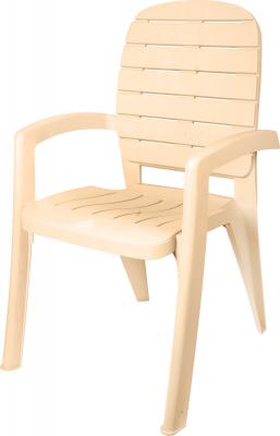 Кресло пластиковое Прованс 3728-МТ001 белое 58х80х91 см