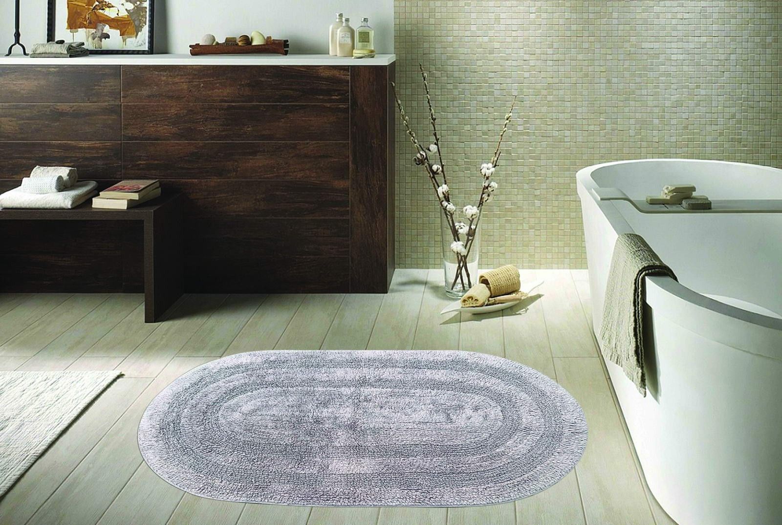 IRBIS (темный фиолет) Набор ковриков для ванной комнаты 60х100 и 50х50 см S.301