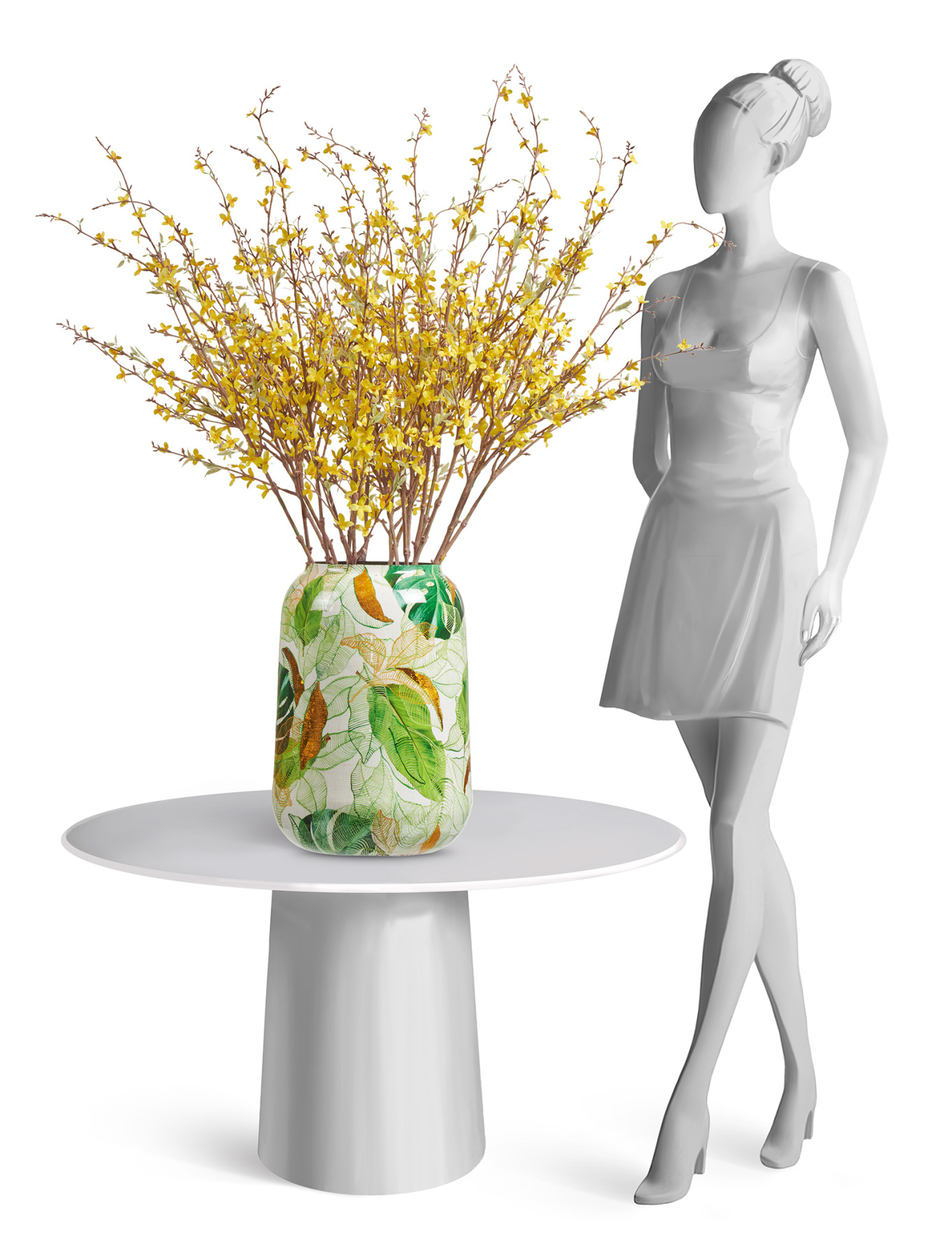 Кашпо TREEZ Effectory Savage Garden Design-ваза Botanical в-43 см, д-26 см