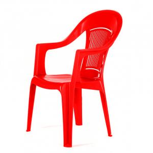 Кресло пластиковое Фламинго ФЛ-МТ005 красное 60х55х91 см