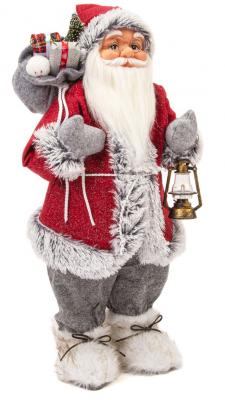 Новогодняя фигурка Дед Мороз 60 см с фонарем M2124