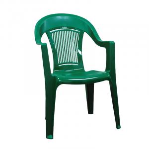 Кресло пластиковое Фламинго ФЛ-МТ008 темно-зеленое 60х55х91 см