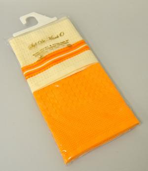 Вафельное кухонное полотенце NAPOLI (оранж.) 45x70 см 1х2