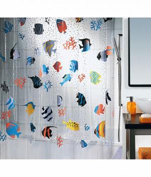 Штора для ванной комнаты VIN FISH 180х200 см многоцветие 1021960