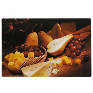 Индивидуальная салфетка 43х28 см "Груши, сыр и виноград", JL43H-001