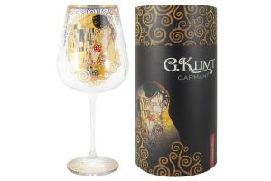 Бокал для вина Поцелуй (Г.Климт) в подарочной упаковке