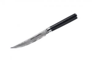 Нож кухонный "Samura DAMASCUS" для стейка 120 мм G-10 дамаск 67 слоев (с тату) SD-0031/K 118213SMR