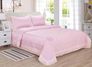 Тиара (лиловая) Полутороспальный комплект с одеялом с кружевом 160х220 см