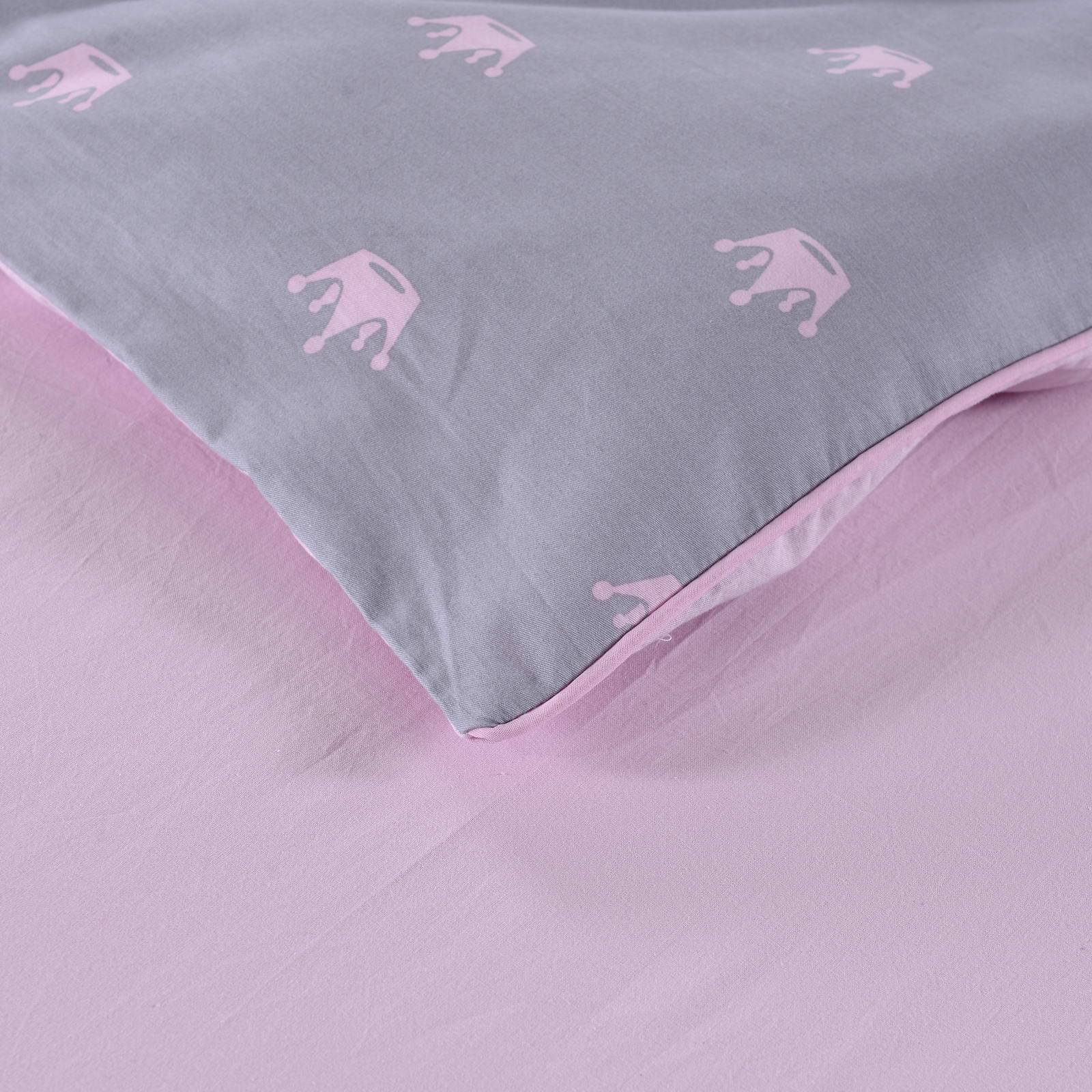 Детский комплект постельного белья Queen (розовый)