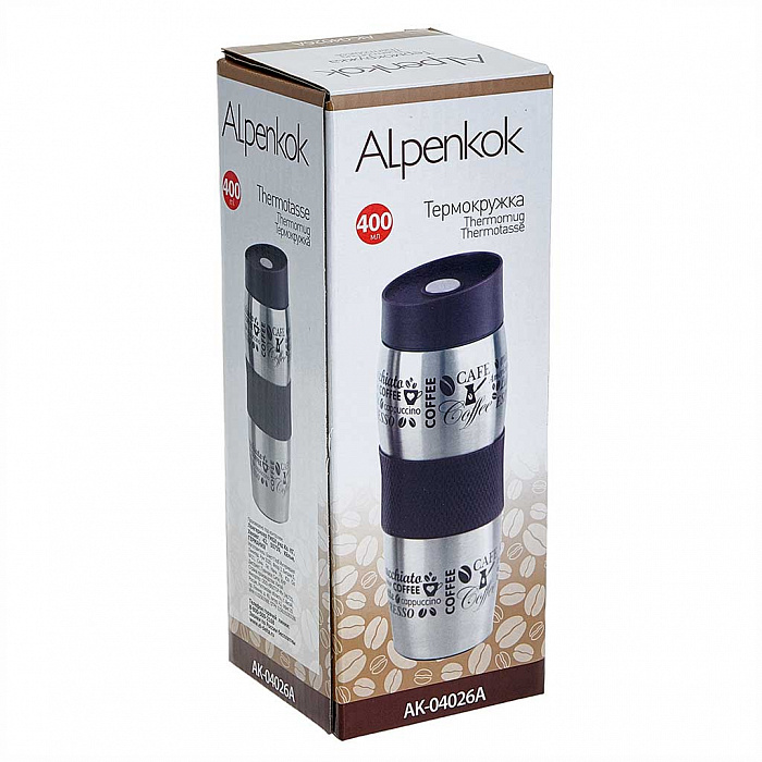 Термокружка  вакуумная Alpenkok ESPRESSO AK-04026A 400 мл