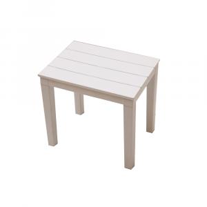 Столик к лежаку Прованс 3546-МТ001 пластик белый 30х40 см