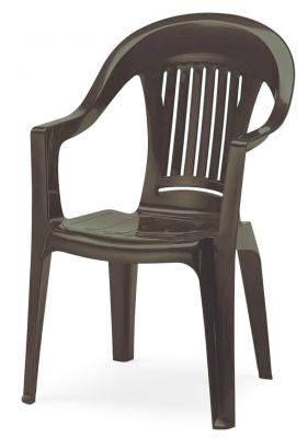 Кресло пластиковое Фламинго ФЛ-МТ003 шоколад 60х55х91 см