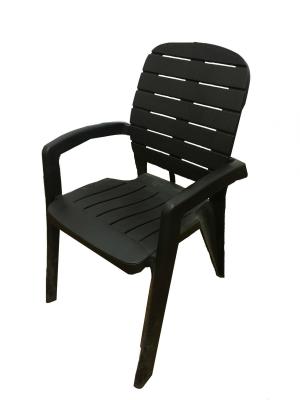 Кресло пластиковое Прованс 3728-МТ003 шоколад 58х80х91 см