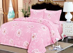 Циния (розовая) Полутороспальный комплект с одеялом  160х220 см