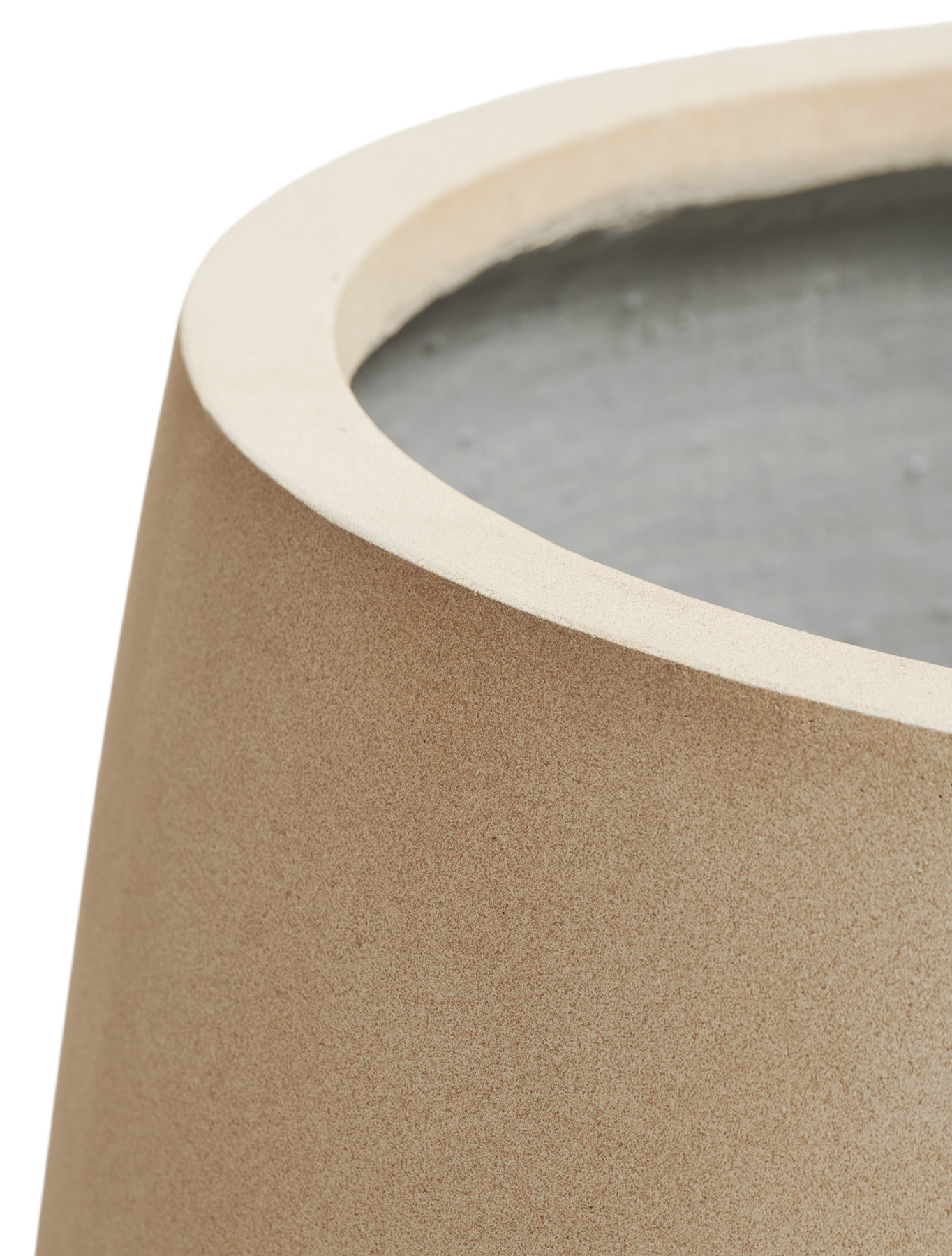 Кашпо Treez Ergo Fine Rock Design-чаша Песок тёплый беж в-67 см, д-66 см 41.111-24-0069-SB-66