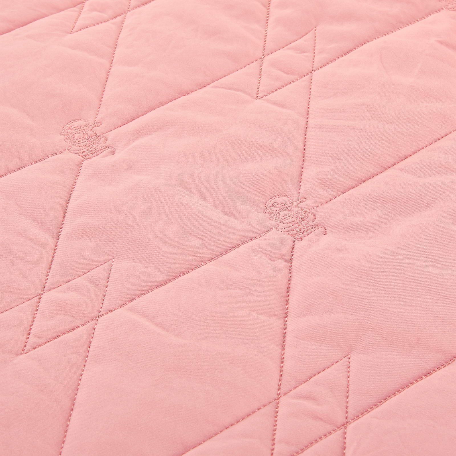 Камелия (персик) Евро комплект с одеялом и вышивкой 200х220 см